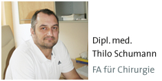 Dr. Thilo Schumann, Facharzt für Chirurgie, Notarzt